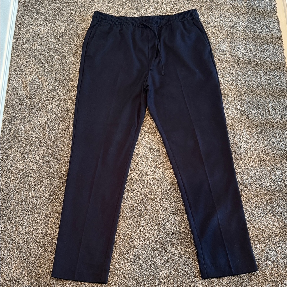H&M Men's Navy drawstring trouser